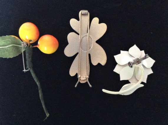 Vintage 1960's Jewelry LOT Flower Power, Groovy, … - image 2