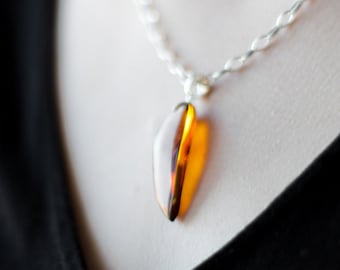 Baltic Sea Amber Pendant - Real Amber Necklace - Multiple Versions