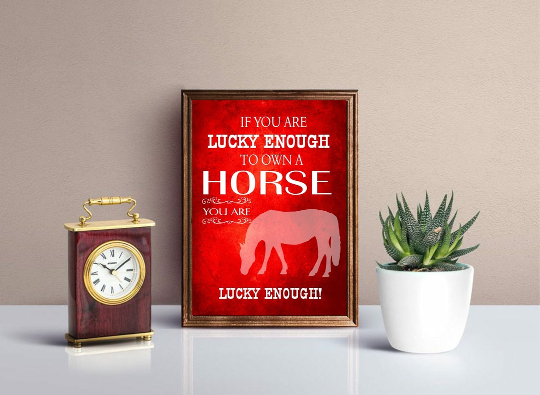 Cowboy Cowgirl Quotes Printable Wall Art, Horse Artwork, Red, Rustic ...