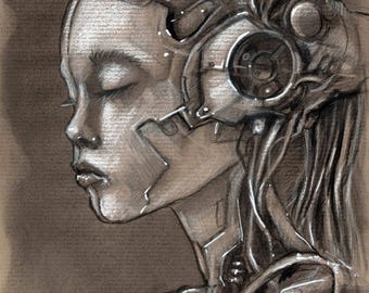 G3NΞSiS "  charcoal drawing"