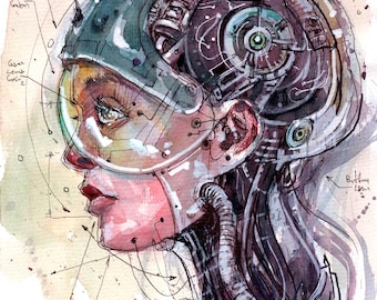 Synthetic Empathy II "watercolour paintng"
