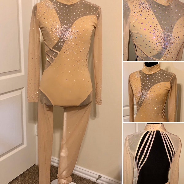 Custom order concept dance costume. Contact us for pricing and to place a special order. Made to order.