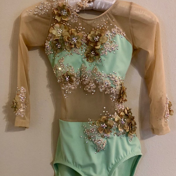 Custom order dance costume. Contact us for pricing and to place a special order. Made to order.