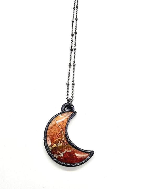 Ocean Jasper Crescent Moons Ocean Jasper Crescent Moons