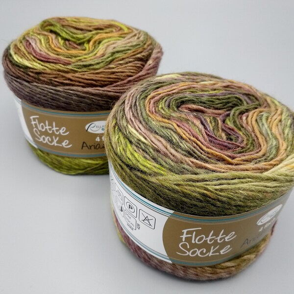 50g Flotte Socke 4f. Ariana mit superweicher Merinowolle Sockenwolle Strumpfwolle von Rellana GP 81,00 EUR/1 kg