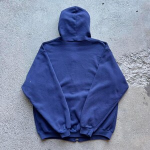 Vintage 00s Embroidered Navy Carhartt Hoodie image 4