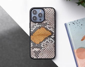 Custodia in pelle esotica per iPhone 12 Pro Max, custodia in pelle di serpente per iPhone 13 Pro, regalo di lusso per moglie, regalo per figlio, regalo di compleanno per capo