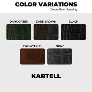 Dark green leather MacBook air case, crocodile embossed laptop sleeve, MacBook pro 12 13 14 15 16 case, personalized computer case image 2