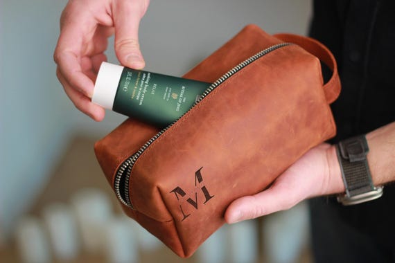 Beauty Case Uomo Da Viaggio - Trousse Organizer 26x10x15cm In Tessuto Oxford Nero