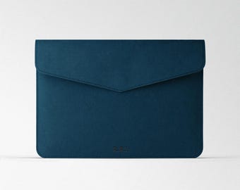 パーソナライズされたアルカンターラMacBook Pro 12ケース、カスタムメンズラップトップケース、MacBook用ラップトップバッグ、刻印入りMacBookカバー、最高の彼氏への贈り物