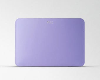 Funda de piel de becerro personalizada para portátil MacBook, funda personalizada para MacBook Pro 15, funda grabada para ordenador, funda para MacBook Air M2, funda para portátil