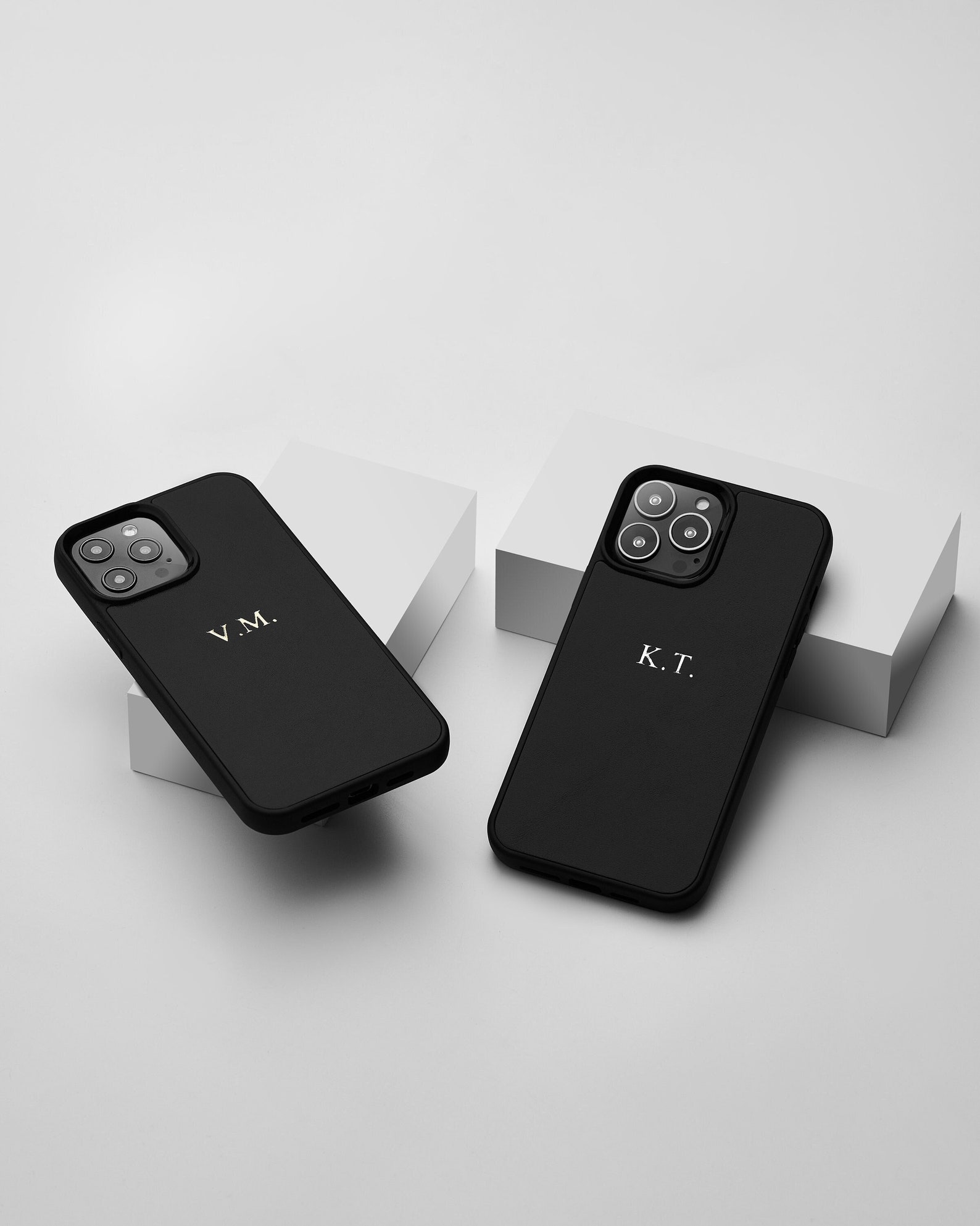 Personalized Leather Iphone Case Initials Leather Case Iphone Etsy