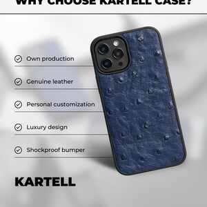 Aesthetic python leather phone case, personalized iPhone 14 pro case, genuine leather initial phone case, personalized birthday gift image 3