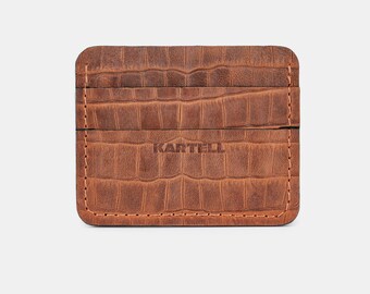 JILLSTUART◆Ivory Croco Embossed Leather Chain Card Wallet IVORY CROCODILE CARD HOLDER – OBTAIND