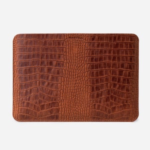 Aangepaste leren MacBook-hoes voor MacBook Air 13, Pro 13 15 16, gepersonaliseerde leren MacBook-hoes, aangepaste leren laptophoes