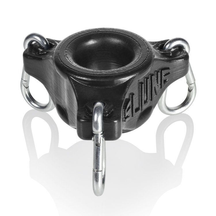 Bondage Stainless Steel Heavy Duty Magnetic Ball Scrotum Stretcher