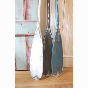 Painted Paddle | Paddle Gift | Canoe Paddle Oar Wall Art | Choose One | Antique Vintage Style BT