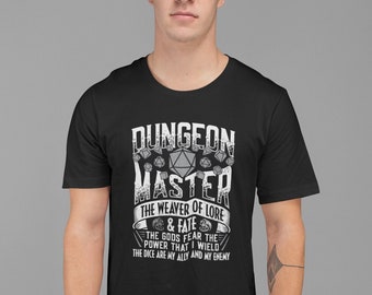 Camiseta de Dungeons and Dragons, camiseta de DND, camisetas de Dungeon Master, regalos de D&D para hombre, camisetas de D&D TH1117