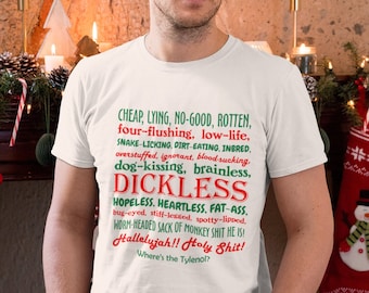 Christmas Vacation T-Shirt, Griswold Family Shirt, Funny Christmas Movie, Wheres The Tylenol Rant Tee, Xmas Gifts Clearance *MEDIUM ONLY*