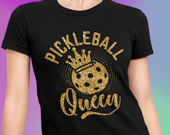 Pickleball Shirts, Pickleball Geschenke, Pickleball T-Shirts, Pickleball Königin, Geschenke für Frauen, Geschenk für Frau, Damen Spieltag Shirt TH1037