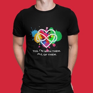 Polyamory Shirt, Polygamy Tees, Polyamory Gifts, Infinity Heart T-Shirt, Polyamorous, Valentines Shirts, Vday Gifts TH449