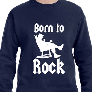 Born To Rock T Shirt, Grandpa Tee, Gift for Fathers Day TH230