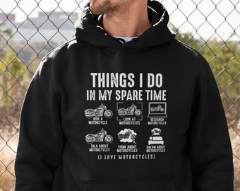 Motorcykeltröja, herrbikerskjorta, motorcykelpresenter, motorcykelluvtröja, motorcykeltröja, motorcykel-T-shirt TH1012