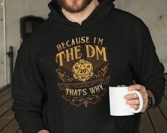 Dungeons and Dragons Sweater, Dungeon Master Hoodie, DND Shirts, D and D Gifts for Men,  TH1049