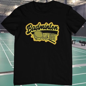 Camiseta de bádminton, camisetas de bádminton, raqueta de bádminton, regalos de bádminton, diseños de bádminton, regalos deportivos para hombres y mujeres TH1121