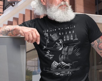 Skulls Shirt, Skeleton Shirt, Horror Shirt, Halloween Shirt, Skull T-Shirt, Halloween Gift, Spooky Season TH877