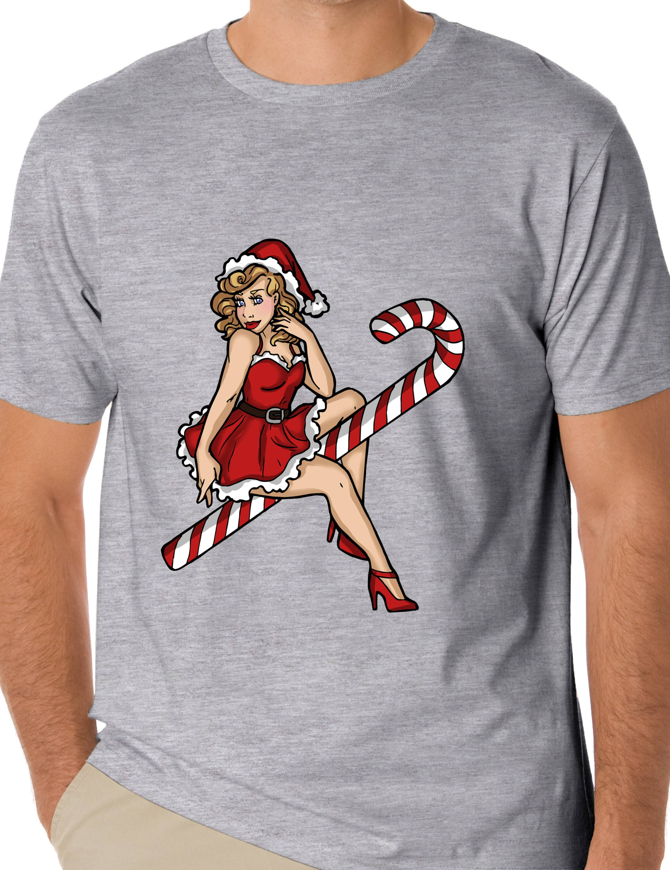 Sexy Girl Christmas T Shirt Xmas Gifts 