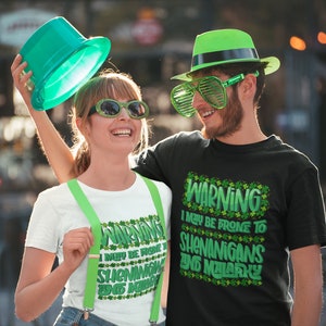 Shenanigans and Malarky Shirt, St Patricks Day Shirt, Beer Drinking Tee, St Patty’s Day Tee, Lucky Shamrock Shirt TH712