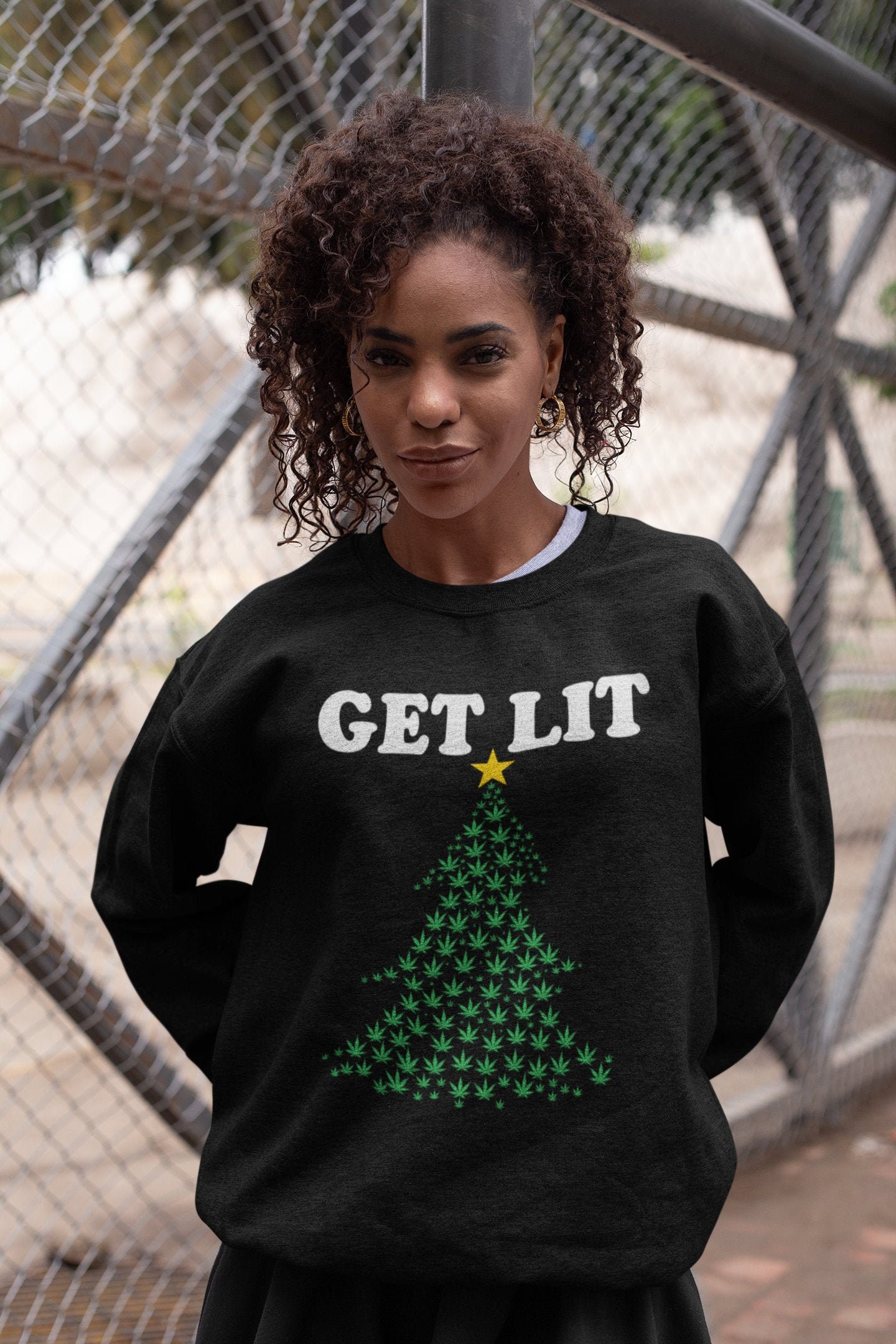 Get lit holiday sweater best sale