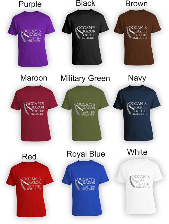 Occams rasoir T Shirt coupe les chemise conneries chemise les TH391 5dff1f Occams rasoir T Shirt coupe les chemise conneries chemise les TH391 5dff1f