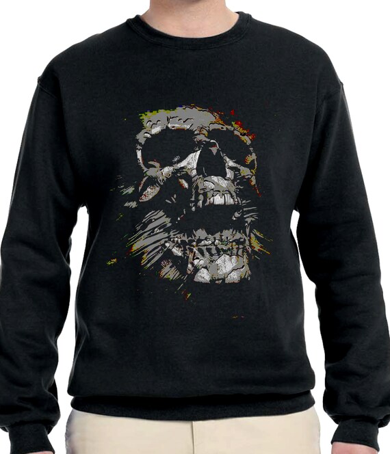 skull head sweater