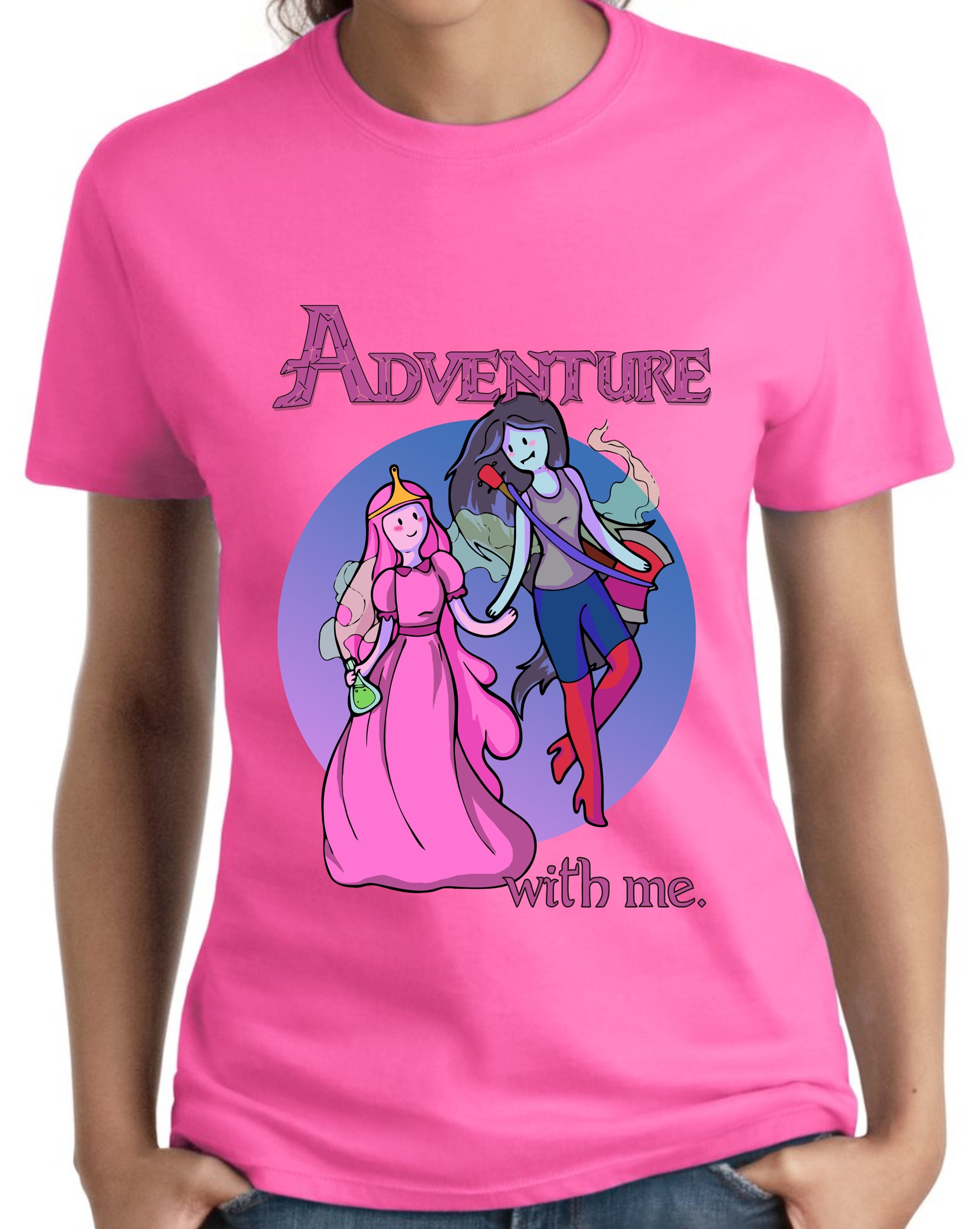 アドベンチャー・タイム Tシャツ、プリンセス・バブルガム＆マーセリン 