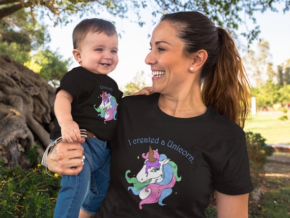 Unicorn baby cheap shower shirts