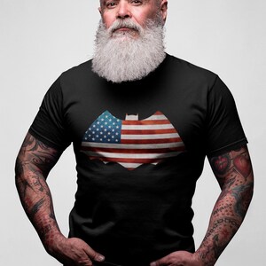 アメリカ国旗シャツ、アメリカ人であることに誇り、独立記念日Tシャツ、TH506 お父さんへの贈り物