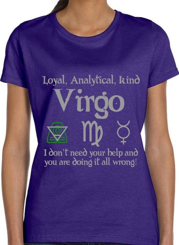 Virgo Symbol T-Shirt Zodiac Sign August September Birthday Virgo Symbol T-Shirt Zodiac Sign August September Birthday