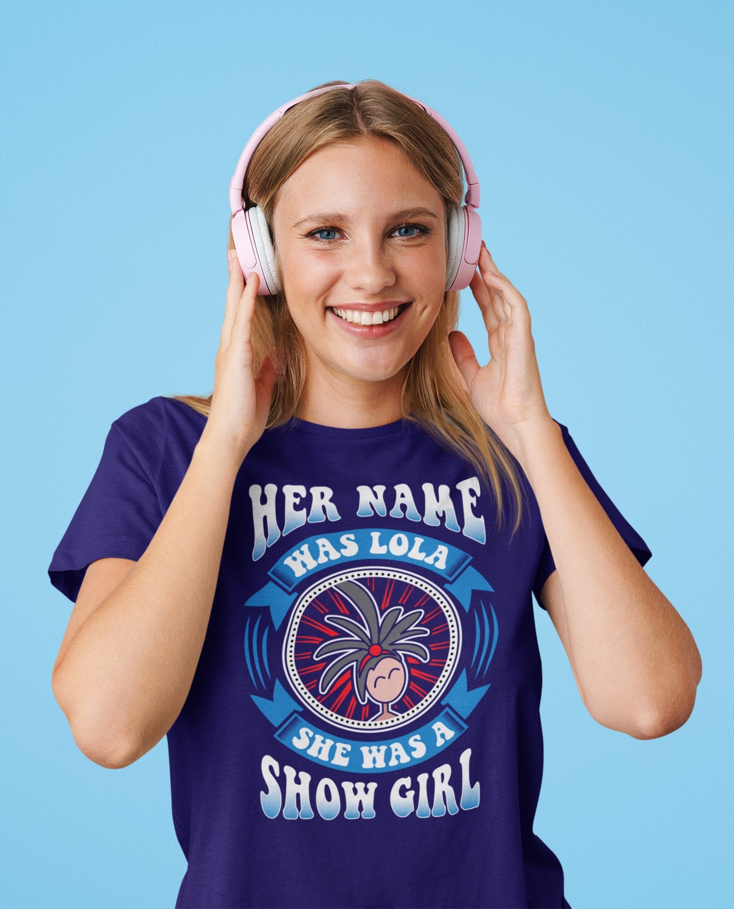 Her Name Was Lola T Shirt, Disco Music Lyrics Shirt, Music Gifts, TH937