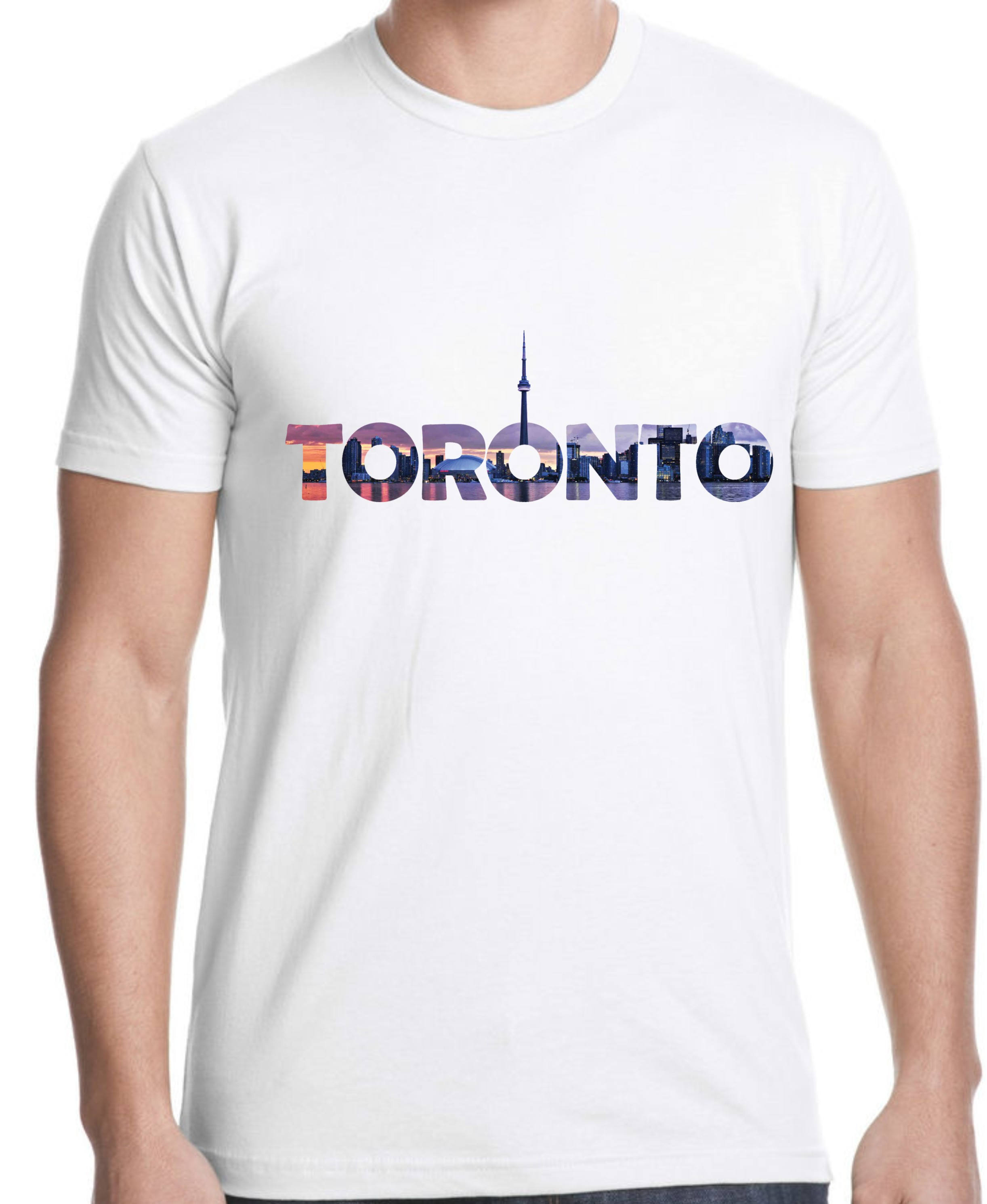 Toronto Skyline T Shirt CN Tower Tee Canadian Pride Ontario Etsy