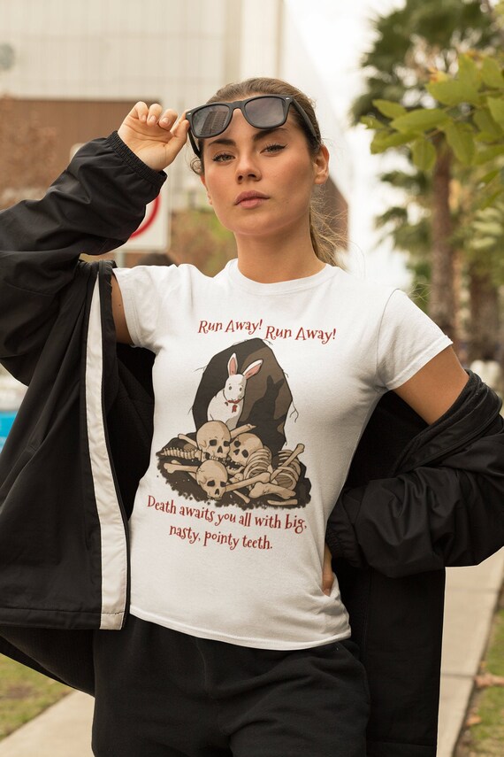 Death Awaits You All With Big Pointy Teeth T Shirt Death Awaits You All With Big Pointy Teeth T Shirt