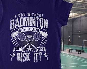 Badminton T Shirt, Badminton Shirts, Badminton Racket, Badminton Gifts, Badminton Designs, Sports Gifts for Men and Women TH1120