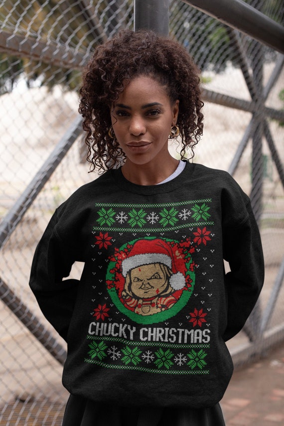 Halloween Christmas Sweater Chucky 