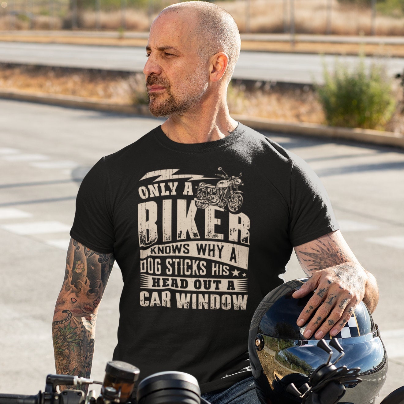 Motocyclisme Moto Motard Homme Coton T-Shirt Tee