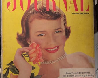 vintage Ladies' Home Journal — Magazine de mars 1954 — Objets de collection Mid‑Century