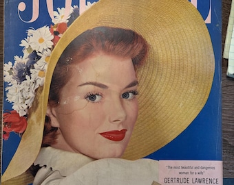 Magazine Ladies' Home Journal – Août 1954 | Magazine féminin vintage Mid-Century | Style américain des années 50