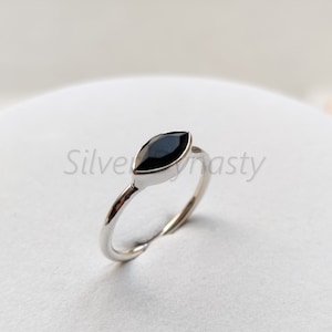 Natural Black onyx ring,Black onyx ring, handmade ring, 925 solid sterling silver ring, 92.5% sterling silver ring, women&#39;s ring, boho ring