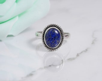 Details about Solid 925 Sterling Silver 18mm Round Blue Lapis Lazuli Woman's Ring Size 6-12 Details about Solid 925 Sterling Silver 18mm Round Blue Lapis Lazuli Woman's Ring Size 6-12