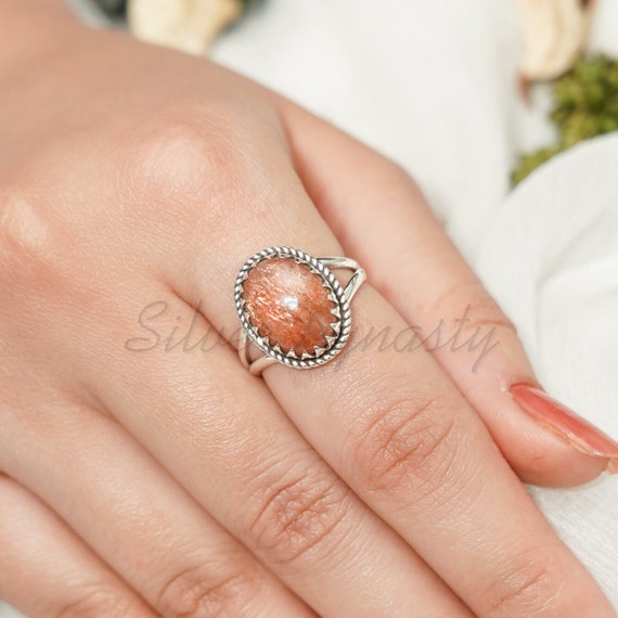Sun stone ring deals